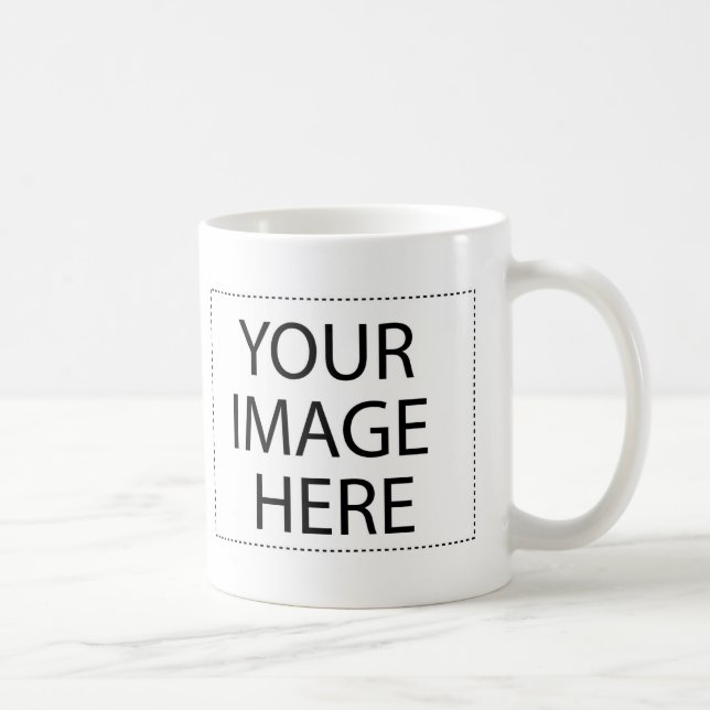 Add Your Own Image and Text Coffee Mug (Right)