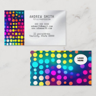 Add your own image braille Business Card