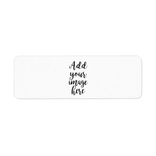 add your own Image customisable address labels