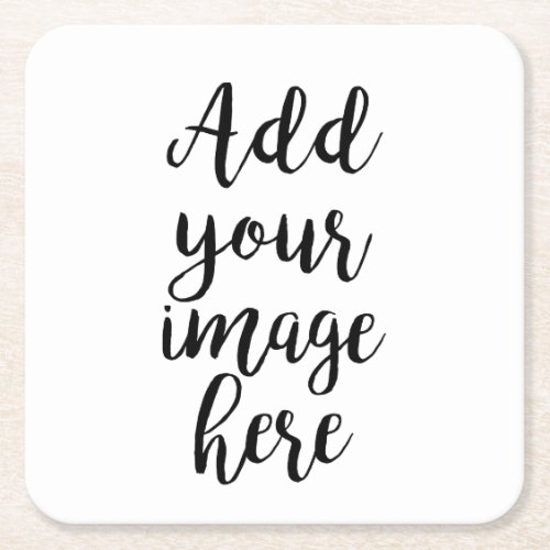 Add your Own image customizable coaster