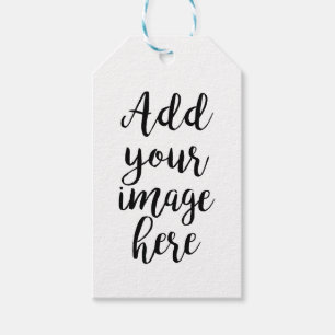 add your own Image customizable gift tags