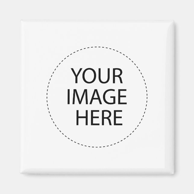Add Your Own Image Or Text Magnet (Front)