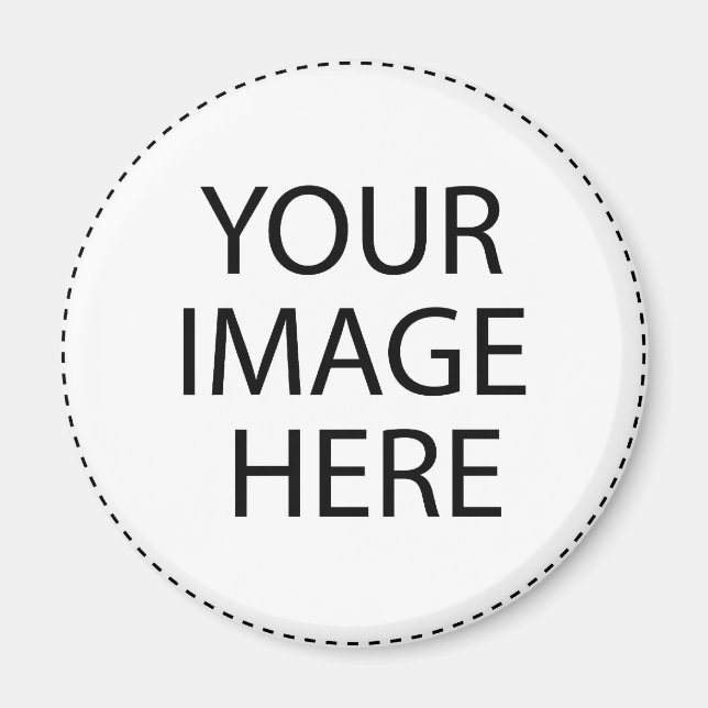 Add Your Own Image Or Text Magnet (Front)