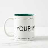 Add Your Own Image Or Text Two-Tone Coffee Mug (Left)