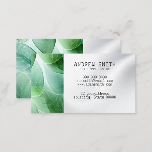 Add your own image plantable Business Card