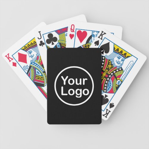 Add Your Own Logo | Black Background Bicycle Playing Cards Add Your Own Logo Black Background Bicycle Playing Cards