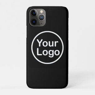 Add Your Own Logo   Black Background iPhone 11 Pro Case