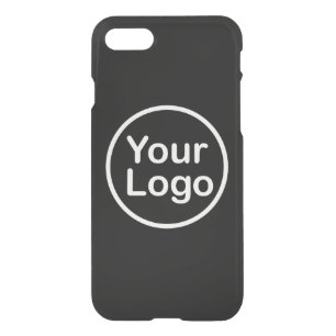 Add Your Own Logo Black Background iPhone SE/8/7 Case