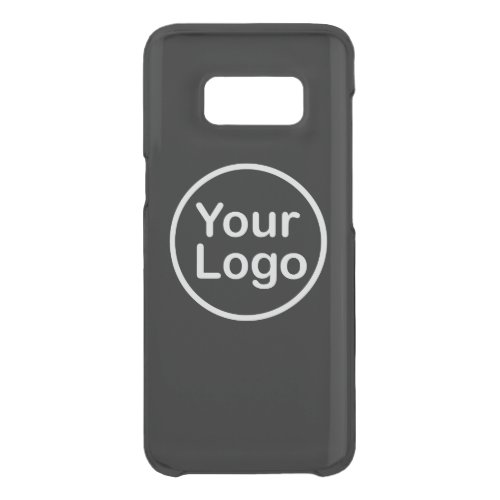 Add Your Own Logo  Black Background Uncommon Samsung Galaxy S8 Case