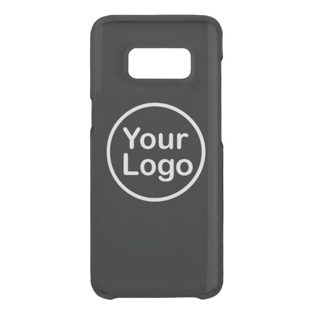 Add Your Own Logo | Black Background Uncommon Samsung Galaxy Case (Back)