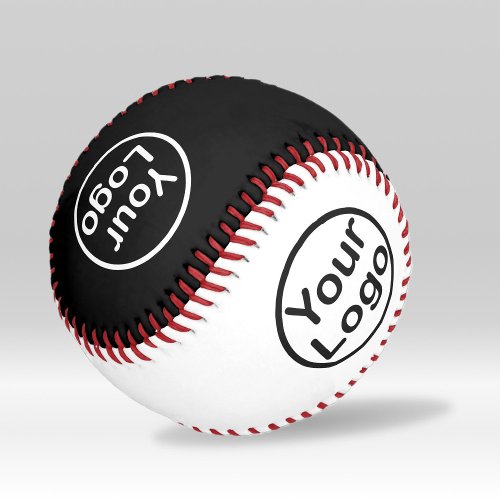 Add Your Own Logo  Black  White Baseball