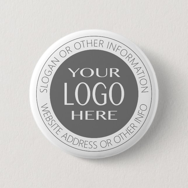 Add Your Own Logo & Circular Text Button (Front)