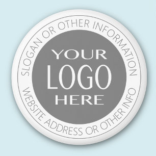 Add Your Own Logo & Circular Text Magnet