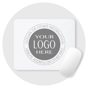 Add Your Own Logo & Circular Text Mouse Pad