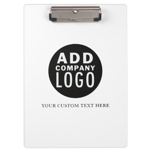 Add Your Own Logo Custom Text  Business Clipboard