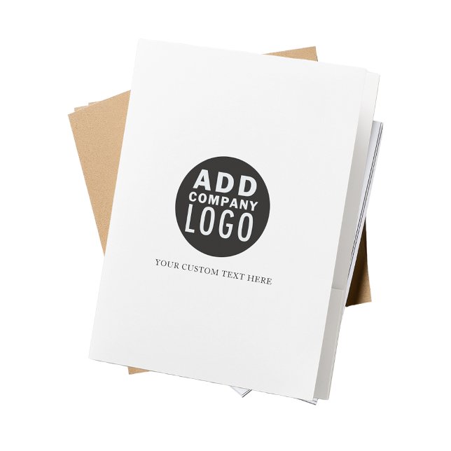 Add Your Own Logo Custom Text | Pocket Folder (Creator Uploaded)
