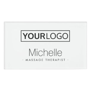 Add your own logo name and title tag