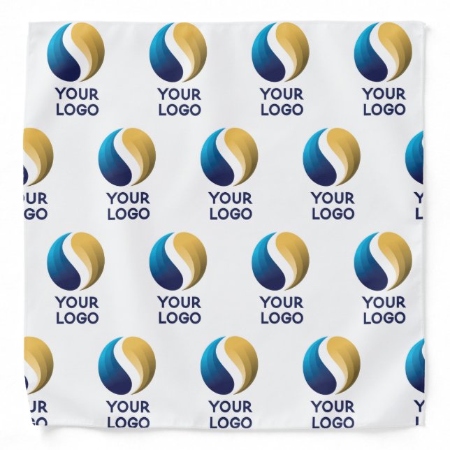 Add Your Own Logo Pattern Bandana (Front)