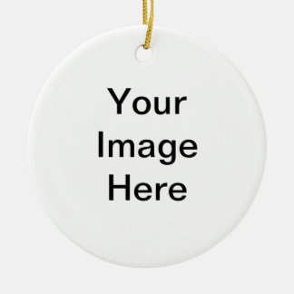 ADD YOUR OWN PERSONALITY CREATE  YOUR  DESIGN CERAMIC ORNAMENT