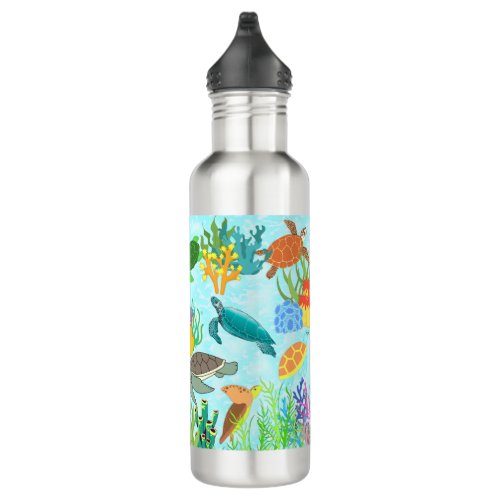 Add your own personalize thank you message to this stainless steel water bottle