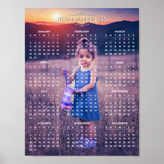 Add Your Own Photo 2022 Calendar | Poster (Front)
