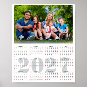 Add Your Own Photo 2027 Poster Calendar