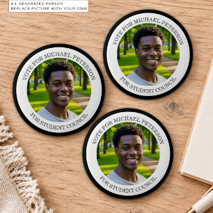 Add Your Own Photo and Election Campaign Title Button
