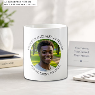 Add Your Own Photo and Election Campaign Title Coffee Mug
