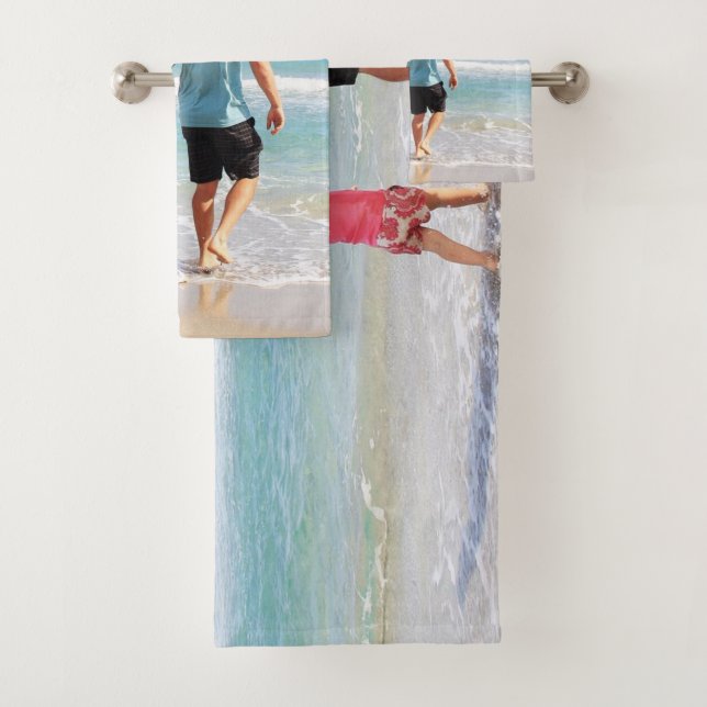 Add Your Own Photo and/or Text Bath Towel Set (Insitu)