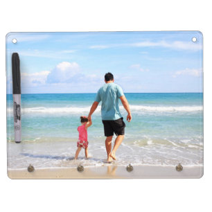 Add Your Own Photo and/or Text Dry Erase Board With Keychain Holder