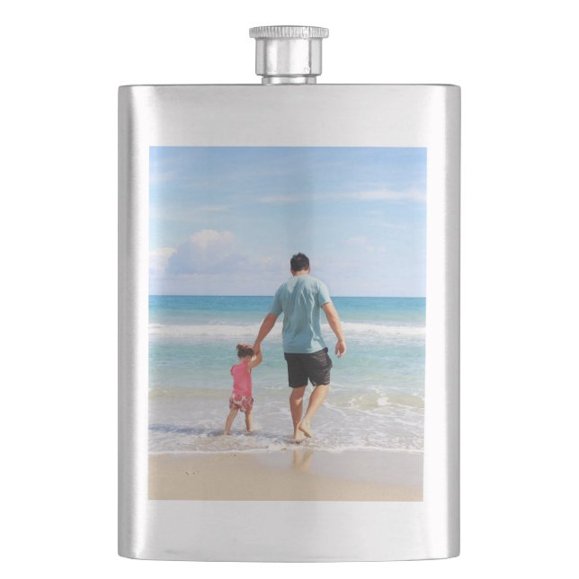 Add Your Own Photo and/or Text Flask (Front)