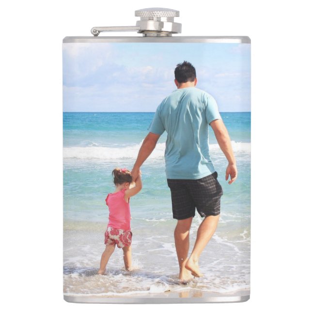 Add Your Own Photo and/or Text Flask (Front)
