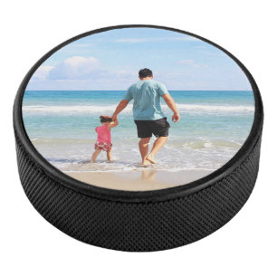 Add Your Own Photo and/or Text Hockey Puck