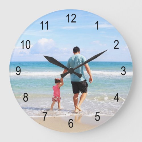 Add Your Own Photo andor Text Large Clock