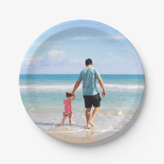 Add Your Own Photo and/or Text Paper Plates
