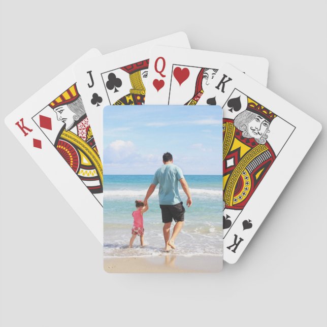 Add Your Own Photo and/or Text Poker Cards (Back)