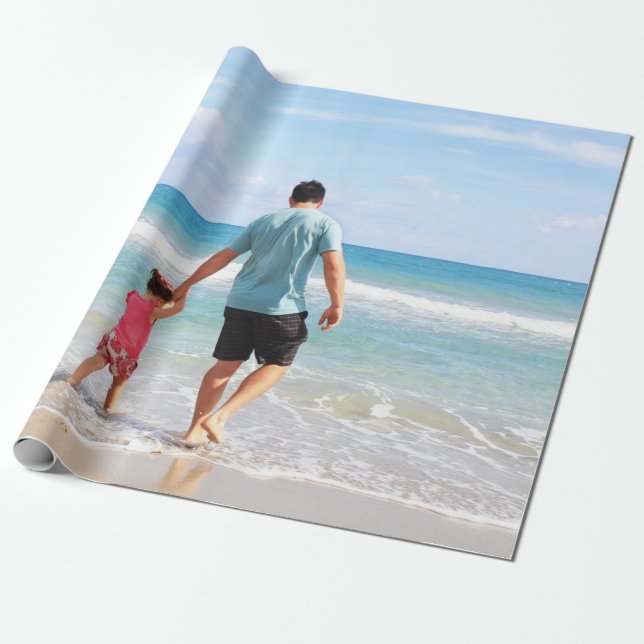 Add Your Own Photo and/or Text Wrapping Paper (Unrolled)