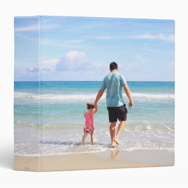 Add Your Own Photo and/orText 3 Ring Binder (Front/Spine)