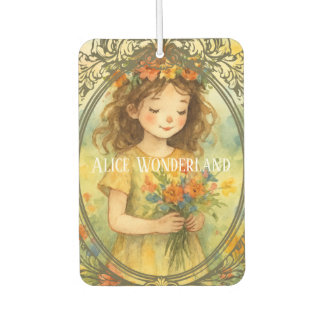 Add your own photo and text Retro painting artwork Air Freshener