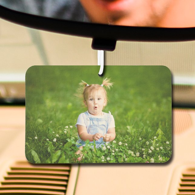Add Your Own Photo Auto Air Freshener (Add your own photo to create a fun auto air freshener and choose your scent, too.)