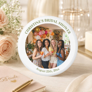Add Your Own Photo Chic Bridal Shower Favor Magnet