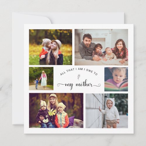 Add your own Photo Collage Mother Best Mom Quote