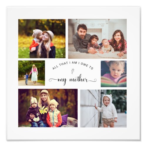 Add your own Photo Collage Mother Best Mom Quote