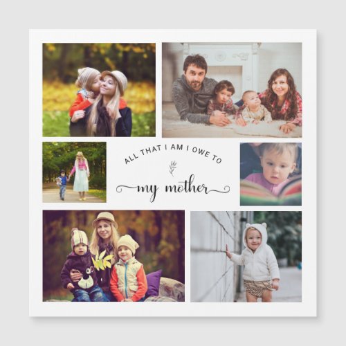 Add your own Photo Collage Mothers Day Quote