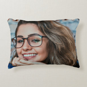 Add Your Own Photo Custom Double Sided Accent Pillow