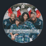 Add Your Own Photo Custom Large Clock<br><div class="desc">Add Your Own Photo Custom Round Clock.</div>