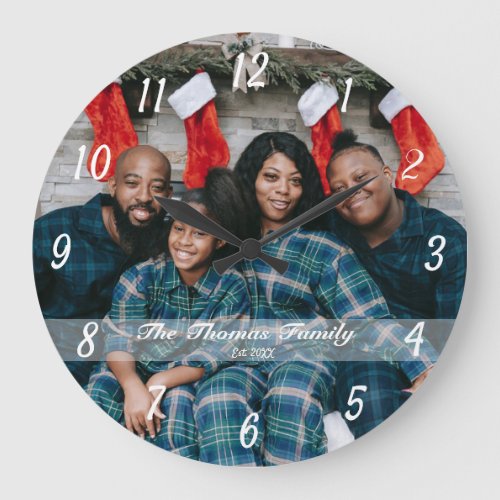 Add Your Own Photo Custom Large Clock