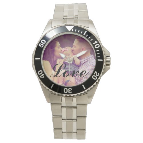 Add Your Own Photo Custom Love Gift Watch