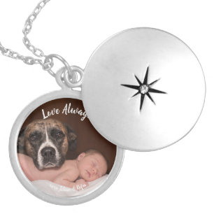 Add Your Own Photo Custom Message Locket Necklace
