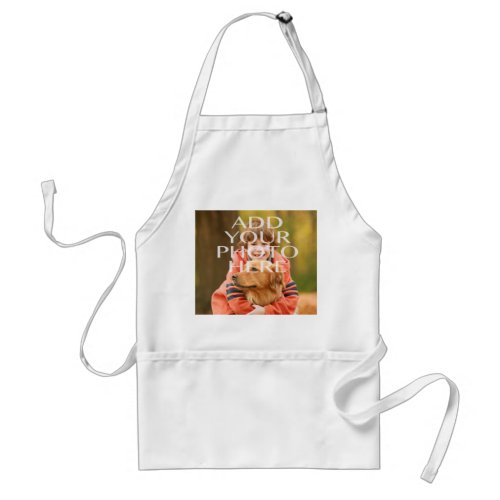 Add Your Own Photo Custom Personalized Adult Apron